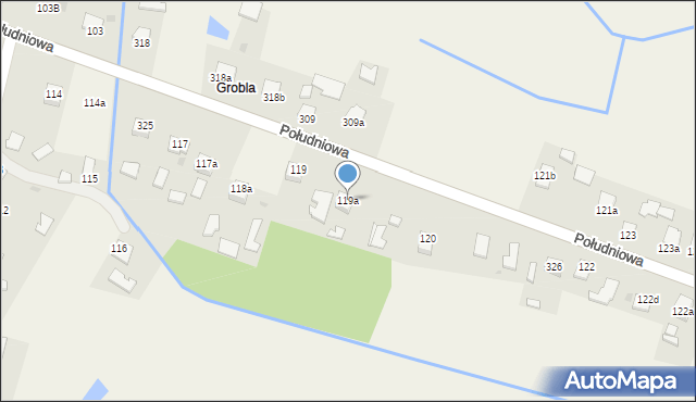 Paszczyna, Paszczyna, 119a, mapa Paszczyna