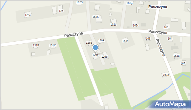 Paszczyna, Paszczyna, 126c, mapa Paszczyna