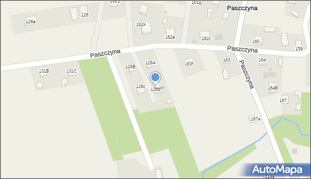 Paszczyna, Paszczyna, 126d, mapa Paszczyna