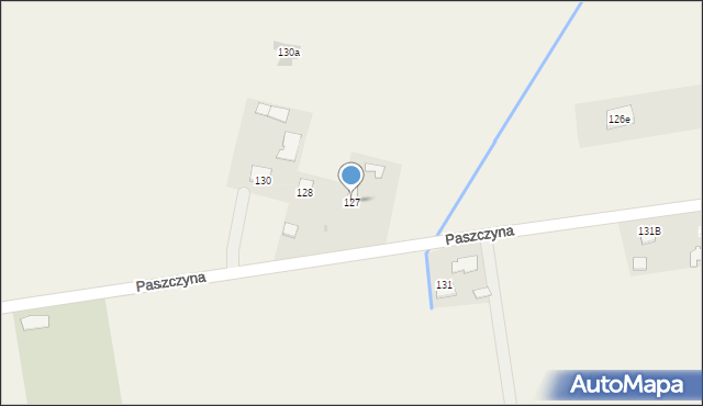 Paszczyna, Paszczyna, 127, mapa Paszczyna