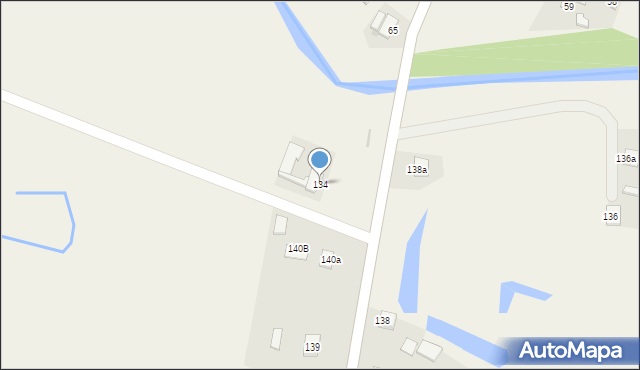 Paszczyna, Paszczyna, 134, mapa Paszczyna