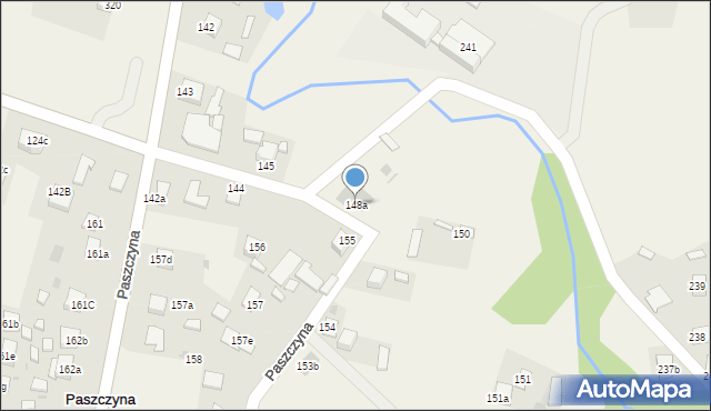 Paszczyna, Paszczyna, 148a, mapa Paszczyna
