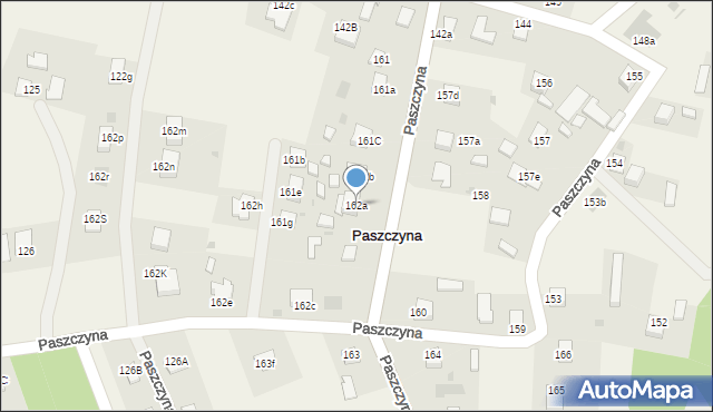 Paszczyna, Paszczyna, 162a, mapa Paszczyna