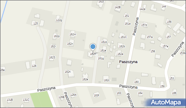 Paszczyna, Paszczyna, 162h, mapa Paszczyna