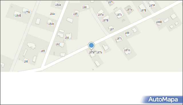 Paszczyna, Paszczyna, 187a, mapa Paszczyna
