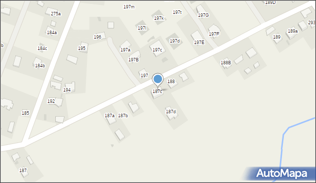 Paszczyna, Paszczyna, 187c, mapa Paszczyna