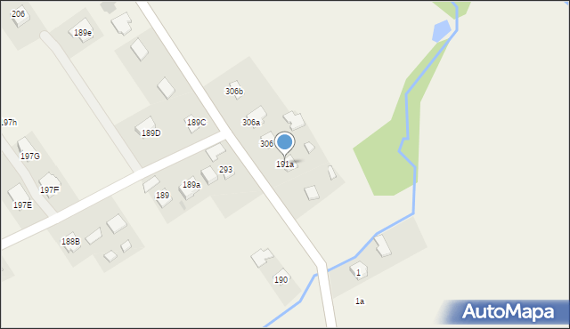 Paszczyna, Paszczyna, 191a, mapa Paszczyna