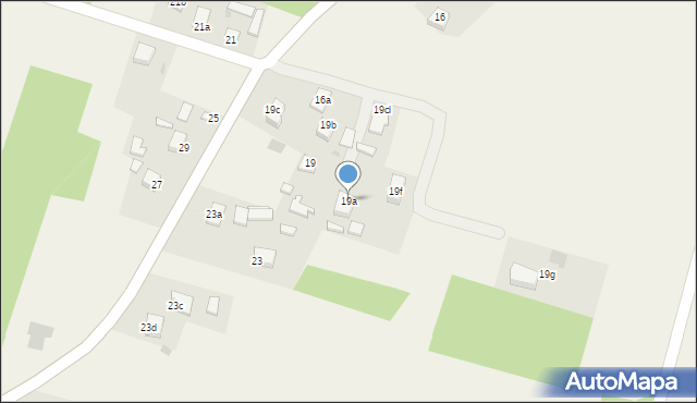 Paszczyna, Paszczyna, 19a, mapa Paszczyna