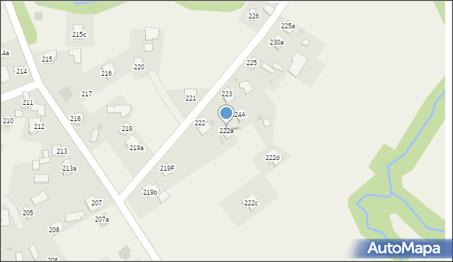 Paszczyna, Paszczyna, 222a, mapa Paszczyna