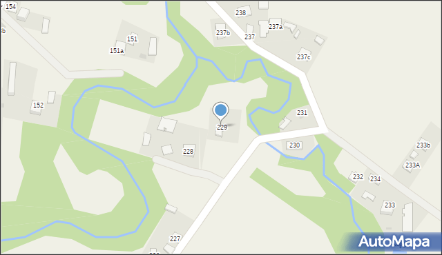 Paszczyna, Paszczyna, 229, mapa Paszczyna