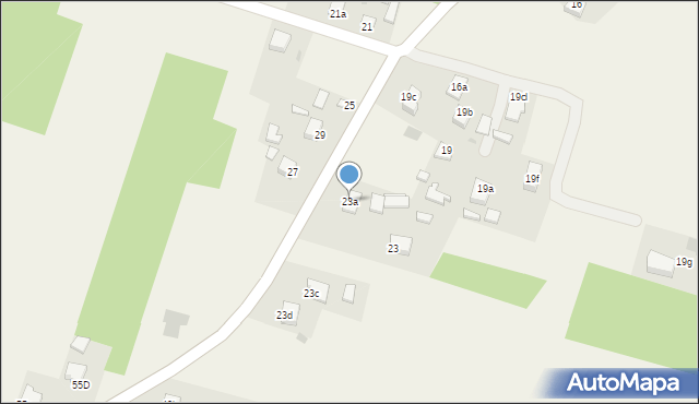 Paszczyna, Paszczyna, 23a, mapa Paszczyna