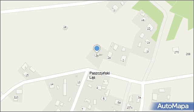 Paszczyna, Paszczyna, 2b, mapa Paszczyna
