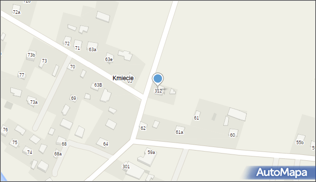 Paszczyna, Paszczyna, 312, mapa Paszczyna