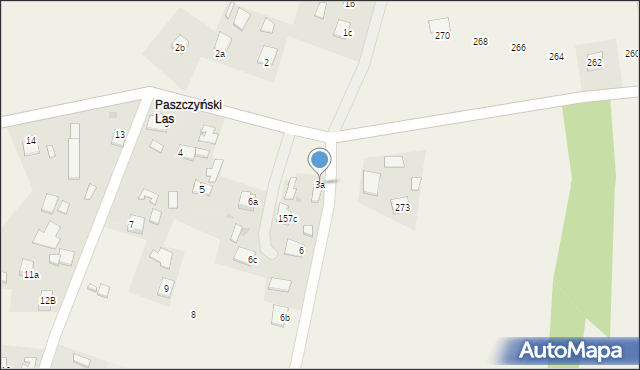 Paszczyna, Paszczyna, 3a, mapa Paszczyna