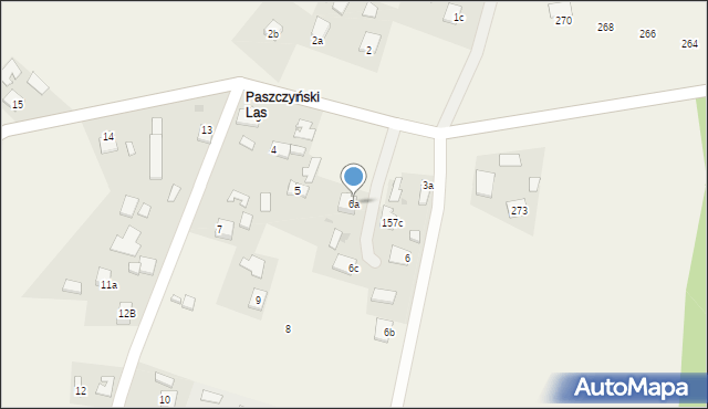 Paszczyna, Paszczyna, 6a, mapa Paszczyna