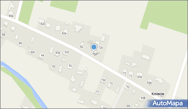 Paszczyna, Paszczyna, 72a, mapa Paszczyna