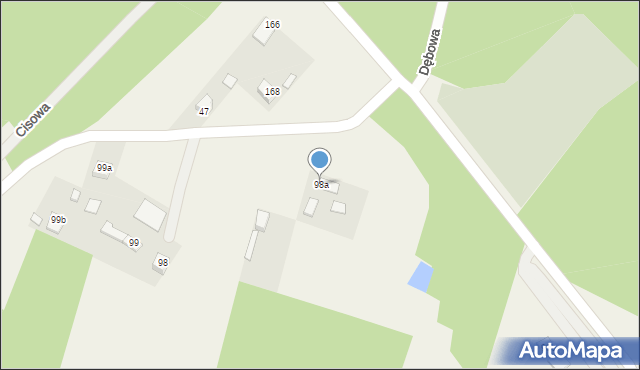 Paszczyna, Paszczyna, 98a, mapa Paszczyna