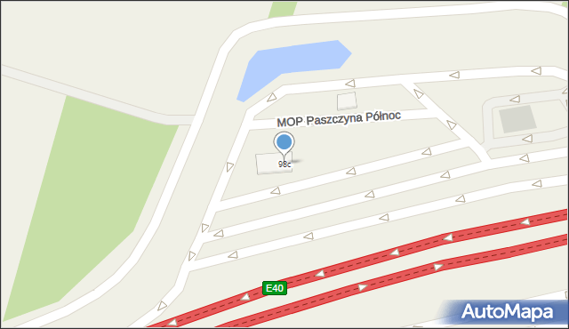 Paszczyna, Paszczyna, 98c, mapa Paszczyna