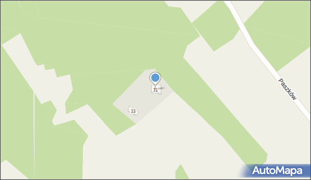 Paszków, Paszków, 31, mapa Paszków