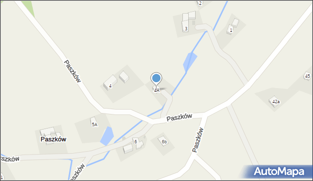 Paszków, Paszków, 4A, mapa Paszków
