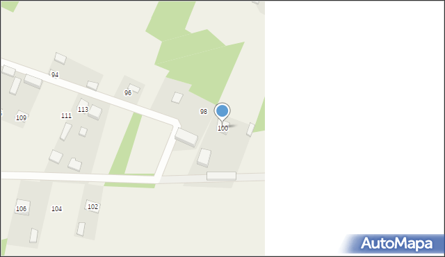 Paszkowice, Paszkowice, 100, mapa Paszkowice