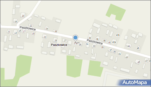 Paszkowice, Paszkowice, 27a, mapa Paszkowice