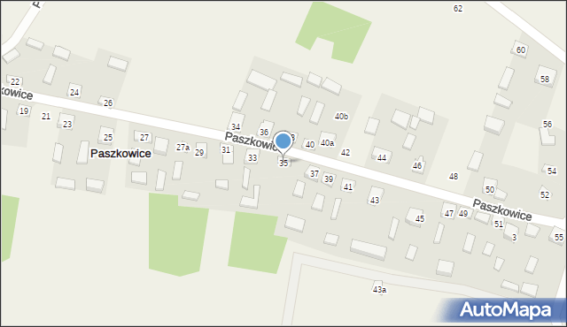 Paszkowice, Paszkowice, 35, mapa Paszkowice