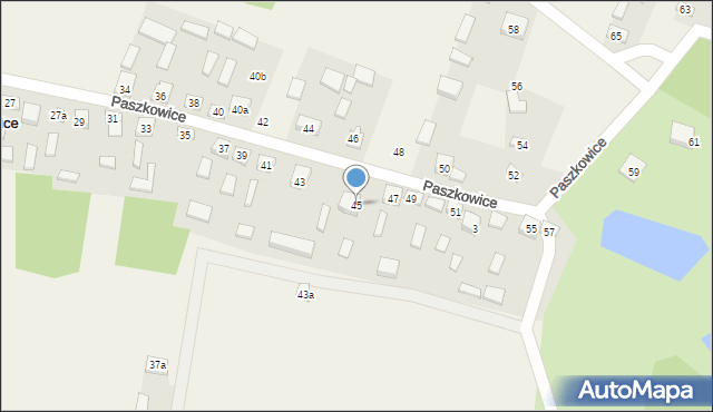 Paszkowice, Paszkowice, 45, mapa Paszkowice