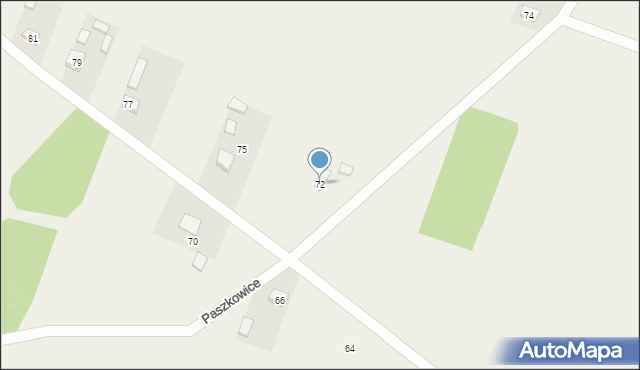 Paszkowice, Paszkowice, 72, mapa Paszkowice