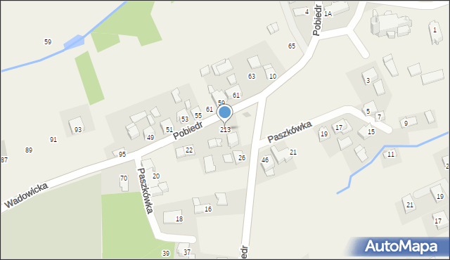 Paszkówka, Paszkówka, 213, mapa Paszkówka