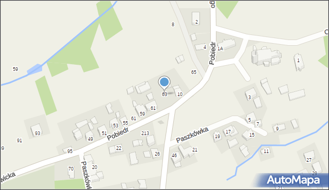 Paszkówka, Paszkówka, 63, mapa Paszkówka