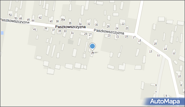 Paszkowszczyzna, Paszkowszczyzna, 25, mapa Paszkowszczyzna