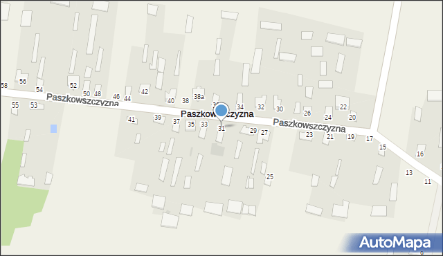 Paszkowszczyzna, Paszkowszczyzna, 31, mapa Paszkowszczyzna
