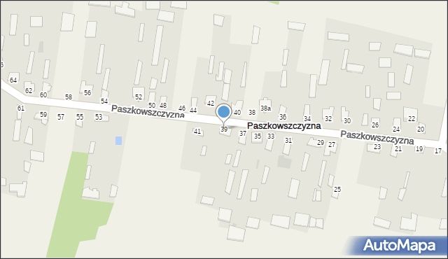 Paszkowszczyzna, Paszkowszczyzna, 39, mapa Paszkowszczyzna