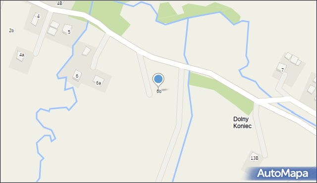 Paszowa, Paszowa, 6b, mapa Paszowa