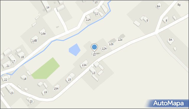 Paszowice, Paszowice, 12, mapa Paszowice