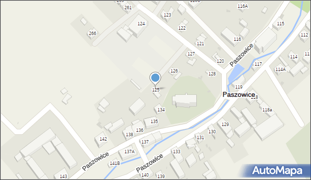 Paszowice, Paszowice, 125, mapa Paszowice