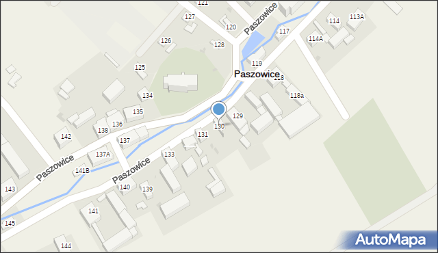 Paszowice, Paszowice, 130, mapa Paszowice