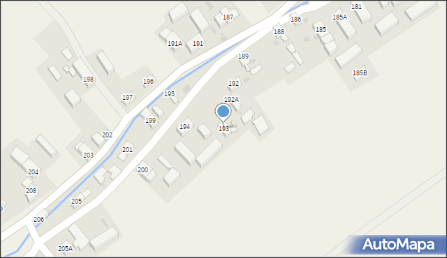 Paszowice, Paszowice, 193, mapa Paszowice