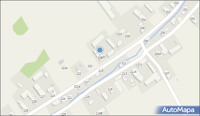 Paszowice, Paszowice, 218, mapa Paszowice