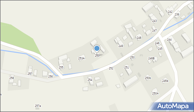 Paszowice, Paszowice, 253, mapa Paszowice