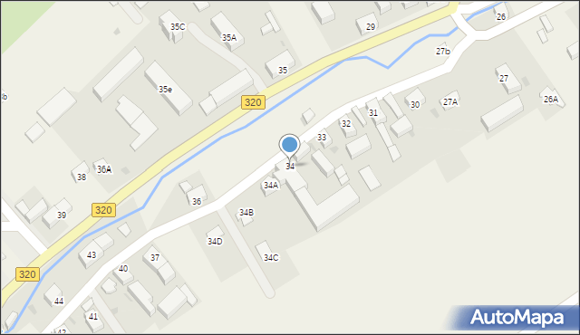 Paszowice, Paszowice, 34, mapa Paszowice