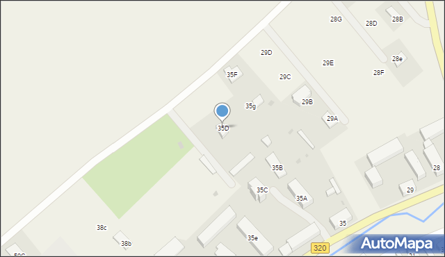 Paszowice, Paszowice, 35D, mapa Paszowice