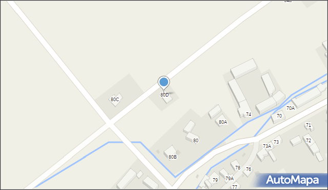 Paszowice, Paszowice, 80D, mapa Paszowice