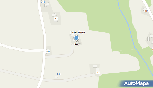 Paszyn, Paszyn, 210, mapa Paszyn