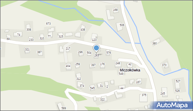 Paszyn, Paszyn, 243, mapa Paszyn