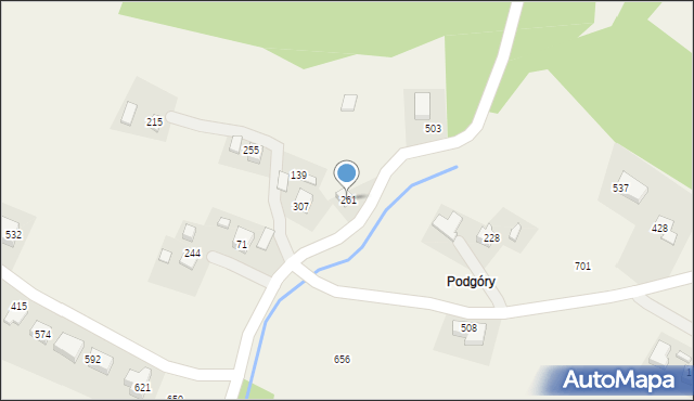 Paszyn, Paszyn, 261, mapa Paszyn