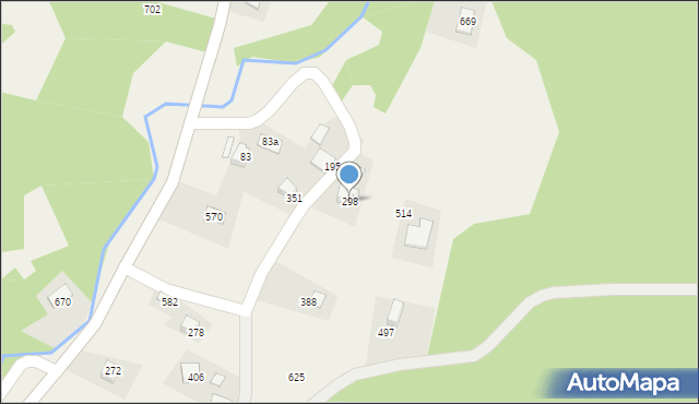 Paszyn, Paszyn, 298, mapa Paszyn