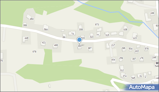 Paszyn, Paszyn, 321, mapa Paszyn