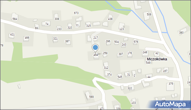 Paszyn, Paszyn, 404, mapa Paszyn